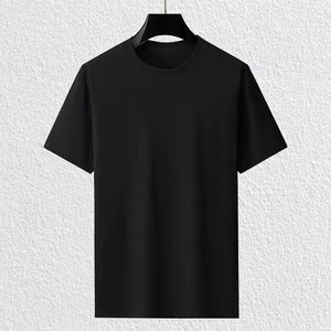 เสื้อยืดแขนสั้นผู้ชายผ้าคอตตอนหวี 180 กรัม สีพื้น สไตล์ลำลอง ปักโลโก้ตามสั่ง ราคาโรงงานจากบังกลาเทศและจีน - Product Image 3