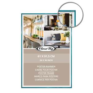 Turquoise Plastic <b>Poster</b> Frame 61 X 91.5cm Size Elegant Display for Artwork and Photos - Product Image 2
