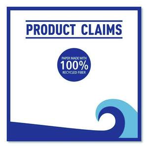 Boardwalk 12 In. X 12 In. 1-Ply 1/4-Fold Disposable Lunch Napkins White Colored <b>Paper</b> 6/Carton - Product Image 5