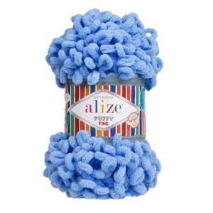 Alize Puffy Fine 112-Mavi Estilo elegante estampado de hilo elegante - Product Image 1