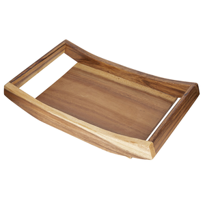 Bandeja de servicio de madera de alta calidad, decoración del hogar estándar superior para temporada navideña, producto de Navidad para regalo de celebración festiva - Product Image 3