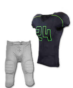 Unisex American Football Uniform for Youth & Adults Breathable 7 <b>Pads</b> Shirt & <b>Pants</b> Design Plus Size Available - Product Image 3