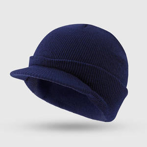 Bonnets d'hiver en tricot unisexe pour hommes et femmes, style sportif Brescia, à visière incurvée, pour l'automne et l'hiver - Product Image 2