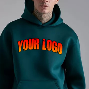 เสื้อฮู้ดดี้บุขนหนานุ่ม ผ้าฝ้าย 100% คุณภาพสูง สำหรับฤดูหนาว ทรงโอเวอร์ไซส์ สกรีนโลโก้ได้ตามต้องการ แฟชั่นเสื้อสเวตเชิ้ตผู้ชาย MOQ ต่ำ - Product Image 2