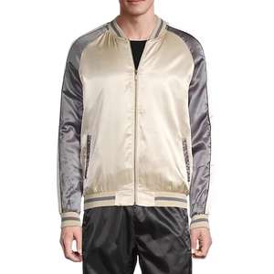 Blouson de baseball personnalisé pour hommes Blouson universitaire en satin brodé universitaire personnalisé pour hommes - Product Image 1