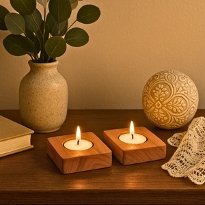 BEST QUALITY WOODEN <b>TEA</b> <b>LIGHT</b> - Product Image 1