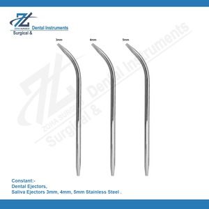 คีมกดน้ำลายสแตนเลสทางการแพทย์0.3มม. 18ซม. เครื่องมือทันตกรรม - Product Image 2