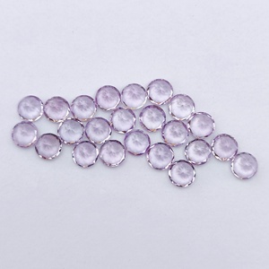 Prix de gros AAA ++ Grade Quality Unique 7mm Natural Rose France De Amethyst Faceted Round Pierres précieuses en vrac du fabricant - Product Image 5