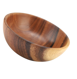 Vente en gros Azhar Export WP-00043 Bol à salade jetable écologique en bois naturel artisanal de haute qualité avec logo personnalisé - Product Image 6