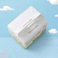 Pochette Doypack jetable en LDPE vierge recyclable avec poignée longue, impression hélio, soufflet latéral, pour emballage automatique haute vitesse