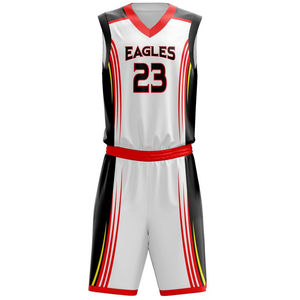 Meilleures ventes d'uniformes de basket-ball unisexes, confortables, respirants, impression par sublimation, derniers logos personnalisés, vente en gros, ensembles vierges - Product Image 2
