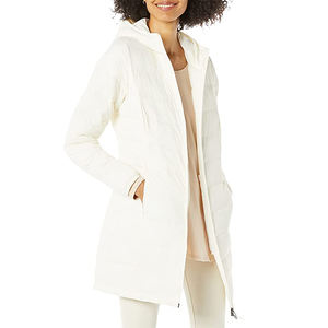 70% Polyester 30% Nylon Women Fashionable High Quality Length Coat for Customized Women Puffer <b>Jacket</b> - Product Image 3