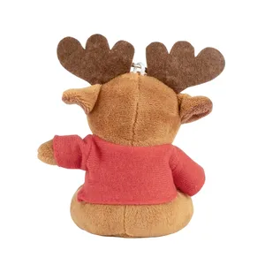 Portachiavi Personalizzato in Peluche a Forma di Renna Echinodoro - Gadget Personalizzati - Product Image 2