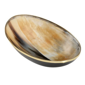 Style européen moderne Design antique Bol de service à soupe à salade poli écologique Vente en gros Bol à fruits fantaisie Corne naturelle pas cher - Product Image 1