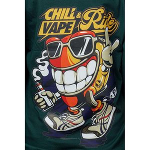 Nueva colección, Camiseta con estampado elegante para mujer, diseño personalizado, logotipo propio, precio barato, Camiseta con cuello redondo para mujer de BD - Product Image 3