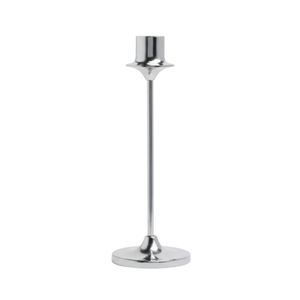 Luxurious Silver Metal <b>Taper</b> <b>Candle</b> Holders For Wedding Table Centerpieces Polished Aluminium Candlestick Holders Home Decor - Product Image 4
