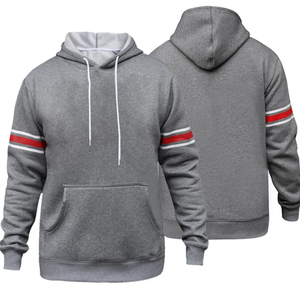 Sweat-shirt à capuche flexible en matériau personnalisé pour hommes Sweat-shirt à capuche de haute qualité avec impression personnalisée et logo pour hommes - Product Image 6