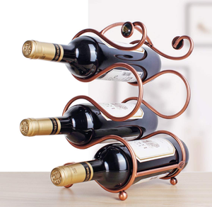 Soporte de vino de metal tamaño Jumbo independiente estante duradero espacioso para sostener múltiples botellas de vino disponibles a precio al por mayor - Product Image 4