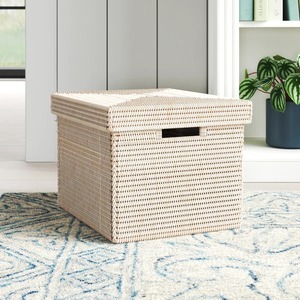 Rattan <b>basket</b> <b>with</b> a tight-fitting <b>lid</b> Handmade Storage <b>Basket</b> Wholesale eco-friendly Made in Viet Nam - Product Image 5