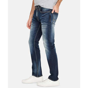 Jeans Buffalo David Bitton da Uomo Ash X Stretch Blu Navy Slim Skinny Taglia 40X32 in Denim Stonewashed Traspirante Stile Hip Hop per la Primavera - Product Image 3