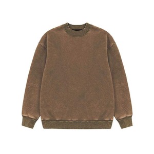 Sweats pour hommes de haute qualité Offre Spéciale Streetwear Vintage sweat lavé à l'acide sweat à capuche à manches régulières pour hommes et sweat-shirts - Product Image 6
