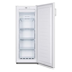 Congélateur vertical Hisense 0913481 de classe E avec dégivrage manuel, porte simple, pour usage domestique, dimensions 55x55.7x143.4cm - Product Image 2