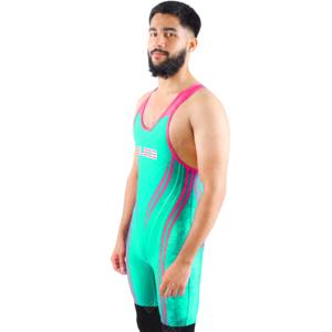 Blaze Fight Wear - Singlet de Lucha Libre Personalizado al por Mayor, Tejido Transpirable con Transferencia de Calor para Hombre - Product Image 3