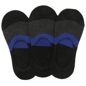 Men's Loafer <b>Socks</b> Pack Of 3 (Z260) - <b>Black</b> - Product Image 1
