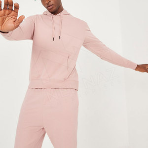 Ensemble de survêtement unisexe pour homme, taille plus, 100% coton, sweat à capuche et short, deux pièces, pour le jogging - Product Image 2