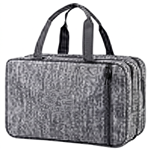 Sac de toilette imperméable en tissu Oxford grande capacité avec fermeture éclair pour la gym et les voyages – Vente en gros - Product Image 1