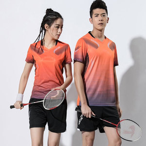 Ropa Deportiva de bádminton para hombre, conjunto de ropa de tenis, camisa de bádminton, pantalones cortos - Product Image 1