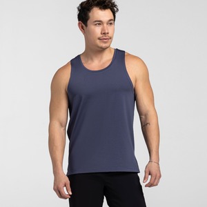 Camiseta sin mangas de entrenamiento informal para hombre, diseño de cuello redondo transpirable de secado rápido para uso en el gimnasio, venta al por mayor a bajo precio, Fitness - Product Image 6