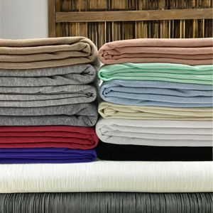 100% Cotton <b>Fabric</b> 30.2 Yarn Single Jersey Knitted 250gsm High Quality for T-Shirts Boys Activewear Lingerie Turkish - Product Image 2