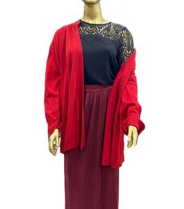 Gilet long décontracté à boutons pour femmes 100% coton taille personnalisable et couleur imprimé pull en tricot spécial - Product Image 2