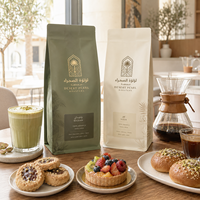 AT PACK USA en Stock, Paquete de 10 Bolsas para Granos de Café de 8oz/12oz/16oz, Personalizables, con Válvula de Desgasificación, Material MOPP/VMPET/PE, Muestras Gratis