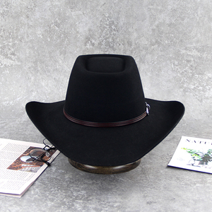Nuevo Sombrero de Cuero Vaquero Unisex de Primera Calidad Hecho en Pakistán, Tendencia 2025, Marca Privada - Product Image 4