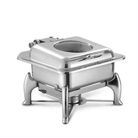 Prasmanan Finishing Terbaik Set Makanan Penghangat Penghangat Stainless Steel Warna Emas Hidangan Chafying Prasmanan Katering Produk Baru