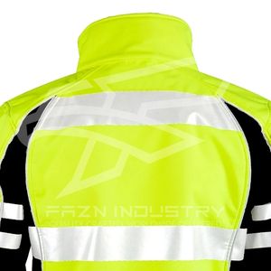 Ropa de trabajo de seguridad para hombres Chaqueta reflectante de seguridad de alta visibilidad Logotipo personalizado Ropa de trabajo al aire libre Chaquetas para hombres - Product Image 4