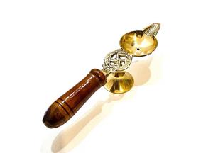 Artículo hecho a mano de latón Diya Lo Shu de tortuga para decoración del hogar Cuadrado mágico hecho en India - Product Image 6