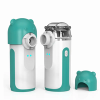 Fitconn nouveau modèle électronique Mini portable emballage personnalisé nébuliseur de maille pratique médical avec fonction de nettoyage automatique