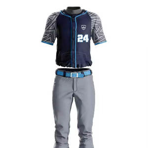 Uniforme de baseball de haute qualité nouveauté dernière conception uniforme de baseball à prix bon marché pour la vente en ligne - Product Image 1