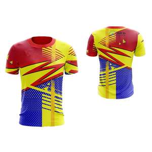 T-shirts pour hommes à manches courtes en tricot uni imprimés par transfert thermique sur mesure - Product Image 5