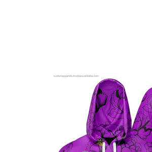 Sudadera con Capucha de Felpa 100% Poliéster Gruesa con Logotipo Personalizado, Impresión por Sublimación Completa, Talla Grande, Unisex - Product Image 3