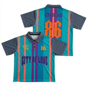 Bold Multi-Color Striped Streetwear Tee Custom All Print Polyester Jersey Summer Beach <b>T</b>-<b>Shirt</b> Unisex Quick Dry 220g Fashion - Product Image 1