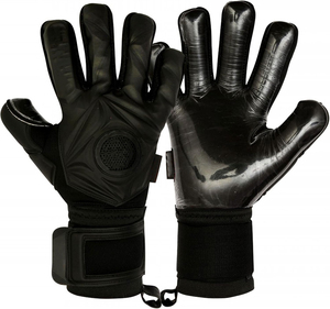 Guantes de Portero de Fútbol de Látex, Dedos Completos, Impermeables, Transpirables, Correa de Muñeca Ajustable, Deportes al Aire Libre, Doble Protección de Muñeca - Product Image 1