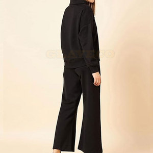 Chándales informales de patrón sólido para mujer superventas, ropa de invierno de Material duradero con etiqueta privada - Product Image 4