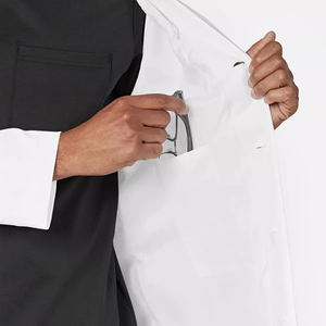 Manteaux de médecin pour hommes en coton polyester de qualité supérieure/Vente en gros de manteaux de laboratoire de médecin blancs personnalisés pour hommes - Product Image 5