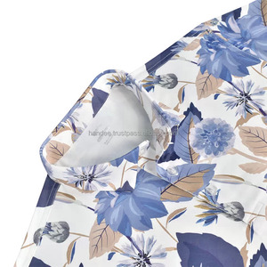 Polos largos informales elegantes para hombre Impresión digital de punto de secado rápido Venta caliente Tallas grandes Servicio OEM Fabricante de Vietnam - Product Image 3