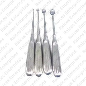 Cureta de hueso Spratt Brun, acero alemán certificado CE de grado médico reutilizable para fusión espinal y cirugía ortopédica - Product Image 1