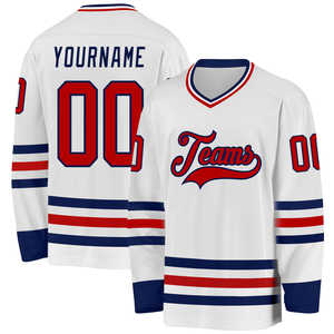 Maillots de hockey sublimés OEM avec logo personnalisé uniformes de hockey sur glace maillots de style hockey sur glace - Product Image 6